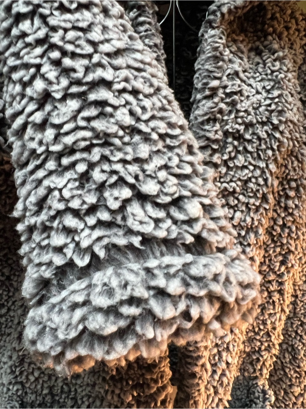 Fair Haven Cozy Plush Sherpa Jacket in Heather Gray